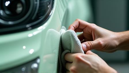 Full exterior and interior car detailing in progress